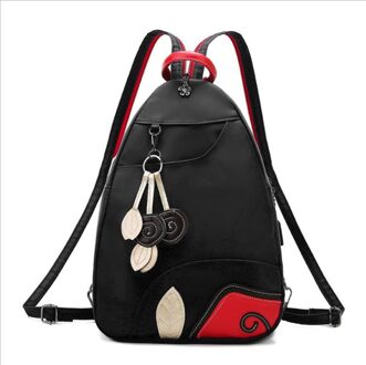 Zomer Nylon Rugzak Voor Vrouwen Mode Multifunctionele Waterdichte Rugzak Zachte Rits Pure Kleur Reizen Rugzakken zwart