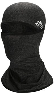 Zomer Outdoor Fietsen Volgelaatsmasker Dust-Proof Ademend Multifunctionele Sport Hoofddeksels Ski Balaclava Zon Bescherming Sjaal donker grijs