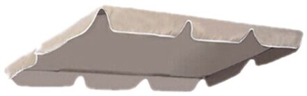 Zomer Outdoor Luifel Doek Schommel Tuin Binnenplaats Hangmat Zon Bescherming Vervangbare Praktische Tarp beige 1