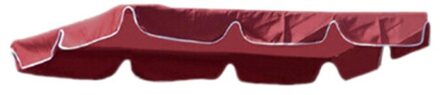 Zomer Outdoor Luifel Doek Schommel Tuin Binnenplaats Hangmat Zon Bescherming Vervangbare Praktische Tarp rood 1