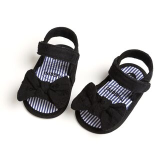 Zomer Peuter Kid Baby Meisjes Prinses Leuke Eerste Walk Peuter Sandalen Enkele Schoenen Open Teen Sandalen Peuter Schoenen #45 zwart / 11