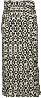 Zomer rok meisjes - grafic zwart/wit - Dunja - Maat 122/128