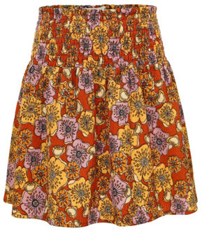 Zomer rokje retro vibes voor meisjes in de kleur Geel - 98