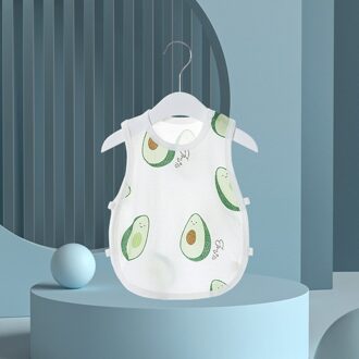 Zomer Schattige Kinderen Mouwloos T-shirt Kinderen Sweater Kinderen Katoenen Kleding Jongens Meisjes Baby T-shirts avocado