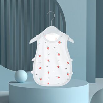 Zomer Schattige Kinderen Mouwloos T-shirt Kinderen Sweater Kinderen Katoenen Kleding Jongens Meisjes Baby T-shirts kers