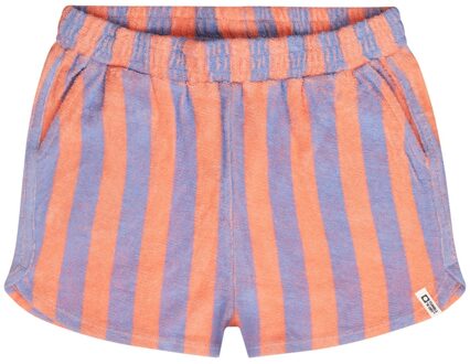zomer short meisjes - lila/oranje gestreept - Reine - Maat 164