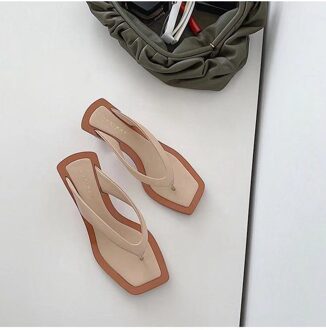 Zomer Slippers Slippers Helder Transparant Med Hak Slides Ronde Bal Hak Slipper Sandalen Voor Party Schoenen Vrouwen 7.5