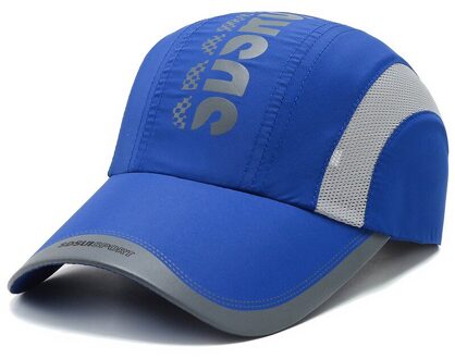 Zomer Sneldrogend Ademend Baseball Cap Voor Mannen Vrouwen Sport Outdoor Vissen Fietsen Bergbeklimmen Wandelen Zonnehoed A150 koninklijk blauw