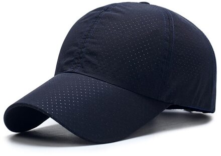 Zomer Sport Outdoor Ademend Sneldrogend Mesh Mannen Vrouwen Baseball Cap Reizen Vissen Fietsen Wandelen Zonnehoed A158 marine