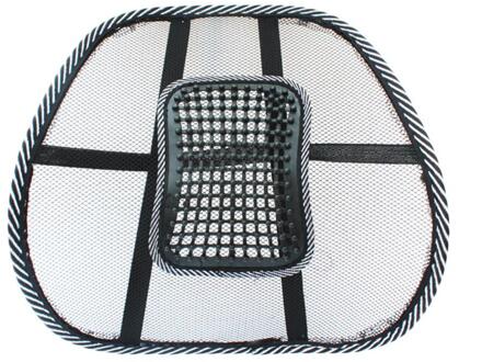 Zomer Stoel Seat Massage Massager Terug Lendensteun Mesh Ventileren Kussen Car Office Seat Grote Relax Massage Ondersteuning