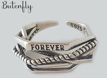 Zomer Strand Open Brief Ringen Voor Vrouwen Meisjes Verstelbare Finger Ring Charm Sieraden