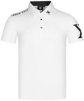 Zomer T-shirt Mannen Korte Mouw Golf T-shirt Sport Golf Kleding Outdoor Sport Shirt S-XXL In Keuze wit / M