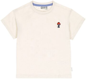 zomer t-shirt meisjes - parel wit - Felice - Maat 110