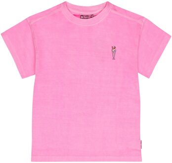 zomer t-shirt meisjes - roze - Rouen - Maat 116