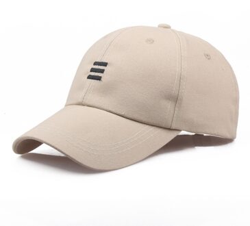 Zomer Unisex Mannen Vrouwen Baseball Cap Hoeden Hip-Hop Katoen Verstelbare Effen Kleur Caps Hoeden Voor Mannen Vrouwen Outdoor accessoires Beige