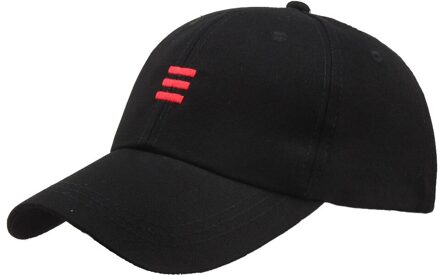 Zomer Unisex Mannen Vrouwen Baseball Cap Hoeden Hip-Hop Katoen Verstelbare Effen Kleur Caps Hoeden Voor Mannen Vrouwen Outdoor accessoires zwart