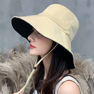 Zomer Vrouwen Breed Grote Rand Zonnehoed Mode Katoen Blende Vizieren Cap Voor Vrouwen Lady Kleurrijke Casual Strand Cap zon Hoeden khaki