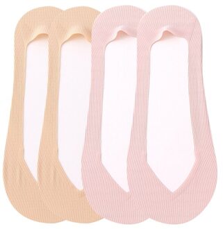 Zomer Vrouwen Onzichtbare Sokken Laag Uitgesneden Dunne Mode Korte Boot No Show Sokken Slippers Siliconen Antislip Ice Zijde Meisje Sok 1