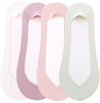 Zomer Vrouwen Onzichtbare Sokken Laag Uitgesneden Dunne Mode Korte Boot No Show Sokken Slippers Siliconen Antislip Ice Zijde Meisje Sok 5