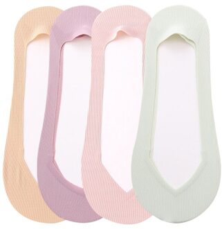 Zomer Vrouwen Onzichtbare Sokken Laag Uitgesneden Dunne Mode Korte Boot No Show Sokken Slippers Siliconen Antislip Ice Zijde Meisje Sok 7