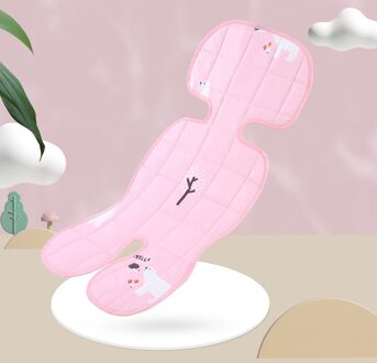 Zomer Wandelwagen Cooling Pad 3D Air Mesh Ademend Mat Matras Universele Baby-autozitje Cover Kussen Kinderwagen Accessoire Roze