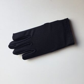 Zomer Zon Bescherming Kinderen Pols Handschoenen & Wanten Elastische Meisje Dansen Handschoenen zwart / S