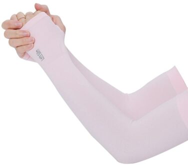 Zomer Zonnebrandcrème Ijs Zijde Mouwen Mannen En Vrouwen Outdoor Fietsen Sport Mouwen Uv-bescherming Ice Mouwen