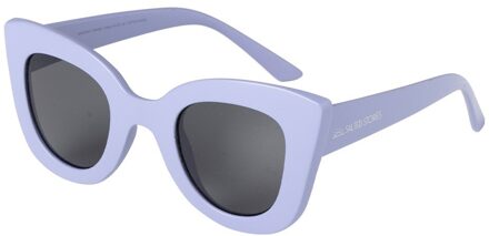 zomer zonnebril meisjes - violet paars - Solid - Maat ONESIZE
