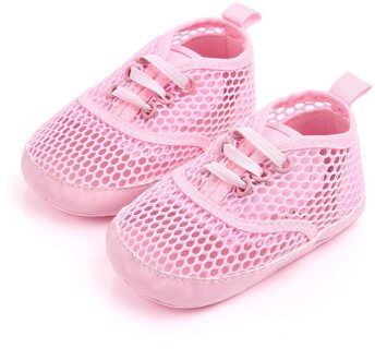 Zomer Zuigeling Eerste Wandelaars Peuter Schoenen Baby Meisjes Jongens Mesh Casual Schoenen Antislip Ademend Kids Kinderen Outdoor Schoenen d30 Roze / 13-18 months