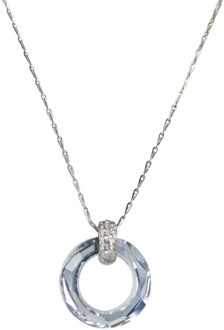 Zomeravond Choker met Swarovski Kristallen YR-DST2-YUH6 voor dames Zilver