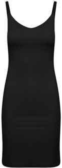 Zomerjurk, Stijlvol en Comfortabel Ichi , Black , Dames - Xl,L,M,S,Xs