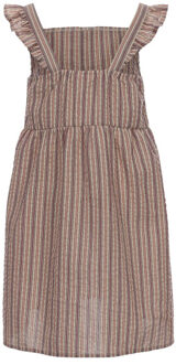 Zomerjurkje gestreept seersucker voor meisjes in de kleur - maat 92 Veelkleurig