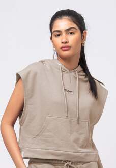 zomers trainingspak voor Dames met korte broek en mouwloze top Steen - XS