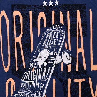 Zomerse pyjama met korte mouwen 22117057 jongen Blauw