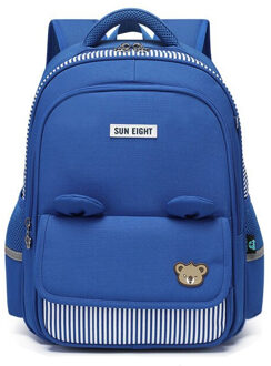 Zon Acht Kinderen Rugzak Kinderen Schooltassen Klasse 1-2 School Rugzak Voor Meisjes blauw
