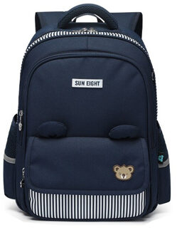 Zon Acht Kinderen Rugzak Kinderen Schooltassen Klasse 1-2 School Rugzak Voor Meisjes marine