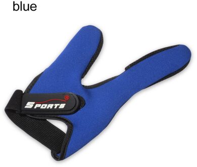 Zon Bescherming 3 Vingerloze Vissen Handschoenen Ademend Sneldrogend Anti-Slip Vissen Handschoenen Voor Unisex Vinger Handschoen Type2-blauw
