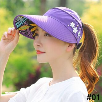 Zon Hoeden Voor Vrouwen Vizieren Hoed Vissen Fisher Strand Hoed Uv Bescherming Cap Zwart Casual Womens Zomer Caps Paardenstaart Breed rand Hoed wit