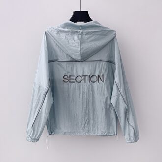 Zon Kleding Vrouwen Korte Zomer Lange Mouwen Zon Overhemd Kleding Koreaanse Losse Dunne Jas Ins tij groen