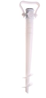 Zon Strand Vissen Stand Regenkleding Tuin Patio Parasol Grond Anker Spike Paraplu Stretch Stand Houder 1 Pcs wit