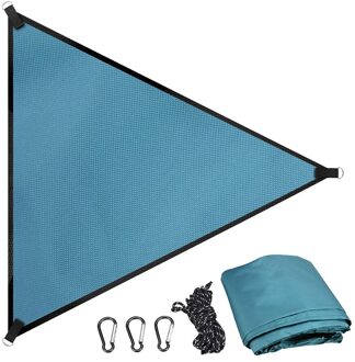 Zon Zonnezeil Tuin Patio Zwembad Luifel Luifel Uv Blok Shade Sail Onderdak Waterdichte Outdoor Zonnebrandcrème Tent blauw Sunshade