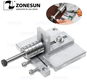 ZONESUN lederen strip cutter splitter paring tool strip snijmachine leer skiver voor bag handle gitaar bandjes armband