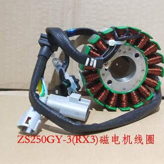 Zongshen NC250 250CC Stator Magneto Coil 12V 12Coils Xmotos Kayo Bse Shineray X6 T6 K6 RX3 ZS250gy-3 Rx3 18Coils Dirt Pit Bike 12V 18coils