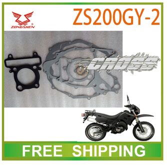 Zongshen ZS200GY-2 LZX200GY-2 200cc Cilinderkop Motor 67Mm Pakking Papier Motorfiets Accessoires