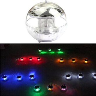 Zonne-energie Aangedreven Onderwater Fontein Licht Disco Spa Bad Licht Zwembad Float Lamp Led Licht Zwembad Licht