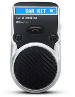 Zonne-energie Speakerphone Draadloze Bluetooth Handsfree Car Kit Voor Mobiele Telefoon Dual Telefoon Verbinden