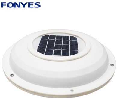 Zonne-energie ventilator zolder ventilator voor thuis RV boot caravans auto air vent extractor ventilator wit