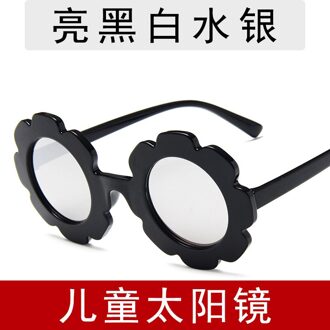 Zonnebloem Kinderen Zonnebril Leuke Baby Comfortabele Kleurrijke Zonnebril Ronde Frame Bloemblaadje Bril 6