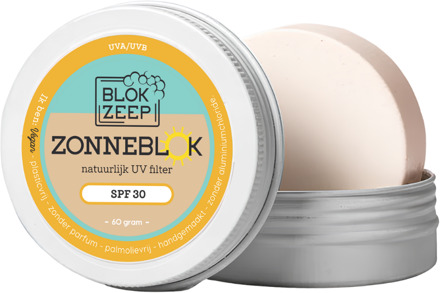 ZonneBlok Minerale Zonnebrand SPF 30 - 60 gram