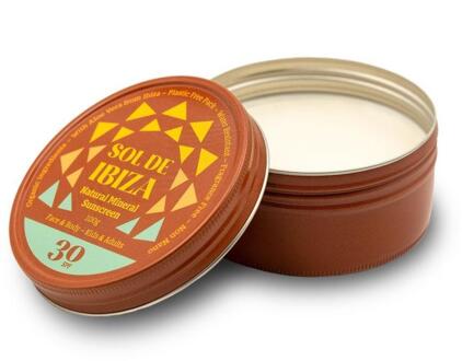 Zonnebrand SPF30 blikje vegan - 100 gram